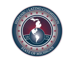 Hispanic Latino Commission State of Michigan logo