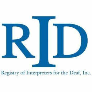 Registry of Interpreters for the Deaf, Inc. logo