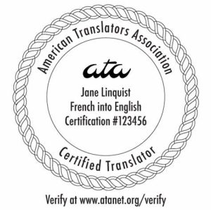 American Translators Association logo